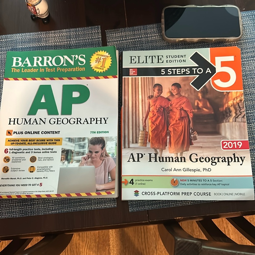 Barrons AP human geography book
